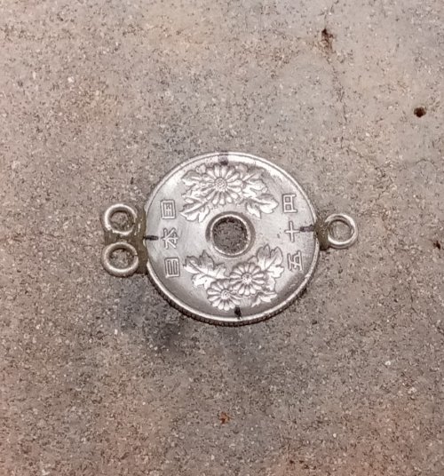 Judy Larson's Coin Focal - , Metalwork, Butane Torch, Soldering, Solder, solder the jump rings to the coin